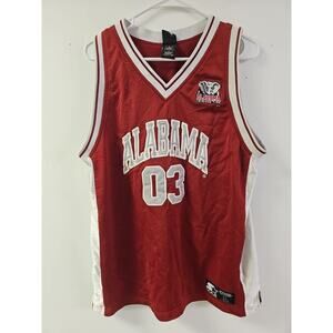 Alabama Crimson Tide Basketball NCAA Team Starter Authentic Jersey Size L